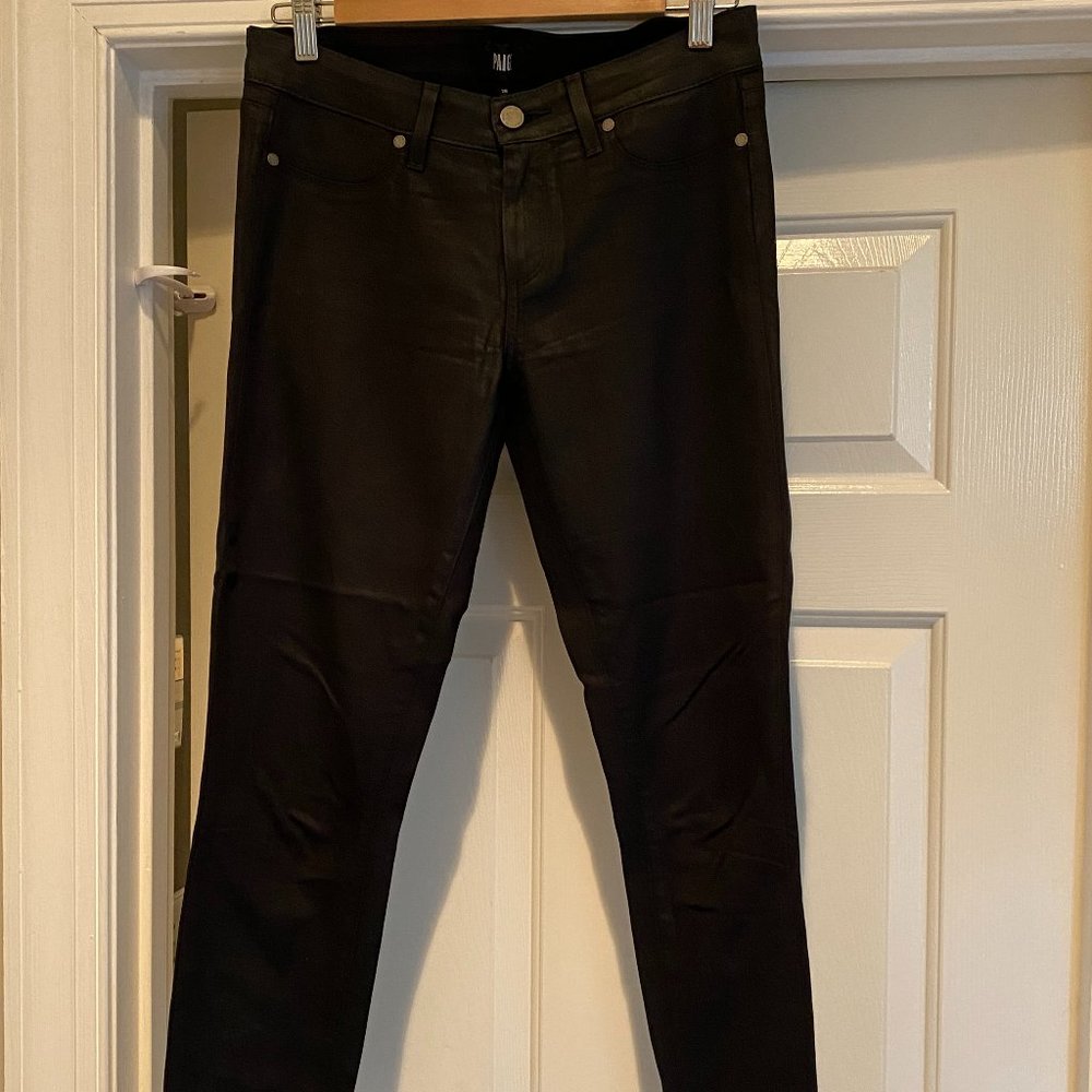 Paige Verdugo Ankle Jeans in waxed denim
